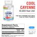 Solaray Cool Cayenne 40,000 HU 180 VegCaps | Digestion, Circulation & Metabolism Support - Buy Online on GoSupps.com
