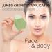 Dolovemk | Extra Large Beauty Egg Blender Makeup Sponge Face Foundation Blending Puffs Height:8.5cm(Dry)/10cm(Wet) (Green) - Buy Online on GoSupps.com