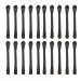 Double-sided Eyeshadow Brush Eyeshadow Applicator Brush Easy to Color 20 Pieces Soft Hair for Daily Use