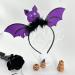 hgnxa Adult Kids Cartoon Bat Wing Shape Headband Woman SPA Hair Hoop Makeup Halloween Taking Photos Christmas Party Headpiece Purple - Buy Online on GoSupps.com