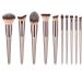 Niniang New Fashionable Brushes For Women Makeup Brushes Champagne For Foundation Powder Blush Eyeshadow Concealer Lip Lip Eye Cosmetics #2 - Buy Online on GoSupps.com