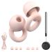 Earplugs for Sleeping Noise Reduction Soft Silicone Earplugs with 7 Pairs Ear Tips&One Connection Cord Hearing Protection Reusable Earplugs for Sleeping Concert Work&Sound Reduction 25dB-30db Rose Pink