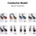 Baluoqi Waterproof Plug Extension Cable for Electric Bicycle - DIY Ebike Line 3pin Female to Male - Buy Online on GoSupps.com