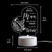 Engraved Acrylic Night Light - Special Christmas & Birthday Gifts for Mum from Daughter - Buy Online on GoSupps.com