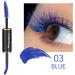 Mascara Multicolor Waterproof Mascara Long Lasting Sweatproof Volume Mascara Eye Makeup (Blue) - Buy Online on GoSupps.com