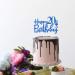 Tenhaisi Gilttery Navy Blue Happy 20th Birthday Cake Topper Cake Topper for 20th Birthday - Happy 20th Cake Topper Fabulous 20th Birthday Decoration - Buy Online on GoSupps.com