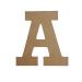 6 Wooden Craft Letter A Unfinished  Rockwell Font  Craft Cutout on 1-8 MDF 6 on 1/8 Thick MDF A