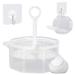 Pwsap Facial Cleansing Tool with Hook- Detachable Face Wash Rich Foam Maker for Face Wash Deep Skincare Cleaner Tools Marshmallow Whip Maker | Gentle Deep Cleanser Whip Bubble Maker
