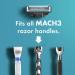 Gillette Mach3 3D Men's Razor Handle with 4 Blade Refills - NEW - Buy Online on GoSupps.com