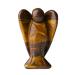 Enixwh angel figure gemstones 1.5in tiger eye stone guardian angel figure healing crystals gemstones fishing rod polished statue flatterer lucky charm Reiki angel gifts for decoration
