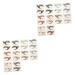 FOMIYES 20 Pairs Eyeliner Eyeshadow Stickers Stickers Cosplay Eye Temporary Eye Makeup Stickers Face 7.2x4cmx2pcs As Shownx2pcs