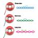 SNAWOP Dental Orthodontic Power Chain Multicolor Spool Elastic Rubber Bands for Teeth Braces - Long Black - Buy Online on GoSupps.com