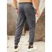 Elegancity Men's Cargo Trousers - Regular Fit Drawstring Sweatpants with Pockets (Size 36, Color: A-Gray) - Buy Online on GoSupps.com