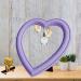 UW Heart Makeup Mirror Heart Mirror Cosmetic Mirror Wall Desktop Mirror Bedroom Mirror Purple