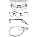 Lanomi Round Oval Reading Glasses for Men & Women - Magnetic Closure Light Reading Aid with Elastic Silicone Straps Blue 1.5x - International Shipping Available - Buy Online on GoSupps.com