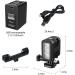 HONGDAK Waterproof Dive Light for GoPro & DJI Osmo Action Camera | Rechargeable Fill Night Light for Underwater Scuba Photography - 147ft (45m) - Buy Online on GoSupps.com