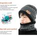 Aisprts Kids Winter Beanie Hat and Scarf Set - Knitted Thermal Fleece Lining - Grey - Buy Online on GoSupps.com