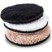 Microfiber Makeup Remover Pads Reusable Face Cloth Soft Facial And Skin Care Wash Cloth Puff Double-Sided Cleansing Wipe (White) White One Size - Buy Online on GoSupps.com