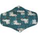 MUMBABY 6-Piece 25.4cm Regular Charcoal Bamboo Mama Cloth Menstrual Pads Blue M | Reusable Sanitary Pads - Buy Online on GoSupps.com