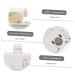 MipCase Mini Refrigerator Hygrometer - 3-Piece Glass Temperature & Humidity Measuring Device for Home & Aquarium - Multi-functional 5.5x5x1.5cm - Buy Online on GoSupps.com