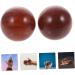 Fomiyes Wooden Handball Massage Ball Wellness Gift for Fitness & Hand Exercises | Mahogany Massage Globe - Buy Online on GoSupps.com