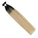 Moresoo 14 U Tip Hair Extensions - Real Hair Keratin Bonding Balayage Brown to Caramel Blonde #2/27/613 40g/50 Strands - Buy Online on GoSupps.com