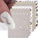 Bronzing Gold Silver Nail Stickers 3D Sun Moon Star Nail Art Stickers Metal Chain Heart Lock Necklace Angel Wings Nail Decals Self-adhsive Nail Decal Stickers for Nails Women Nail Supplies  9pcs/Set