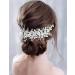 Anglacesmade Bridal Headband Leaves and Flower Hair Vine Crystal Tiara Crown for Wedding Hair Accessories for Women and Girls (Silver) - Buy Online on GoSupps.com