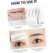 POPETPOP 12 Pcs Eyebrow Stickers Waterproof Makeup Temporary Brow Tattoos Artificial Eyebrow Applique 6d Hair - Buy Online on GoSupps.com