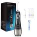 Bosixty tooth cleaning set tooth cleaning set for home tooth care 5 cleaning modes effectively clean tooth dirt black