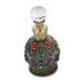 PLAFOPE Essential Oil Bottle Travel Container Diamond Inlaid Bottle Mini Perfume Bottle Toiletry Containers Refillable Perfume Bottle Diamond Inlaid Perfume Holder Perfumes Alloy