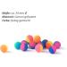 WELLGRO Flummi Frost 24 mm - Colorful Bouncy Balls for Party Favors | Selectable Quantity - 15 Pieces - Buy Online on GoSupps.com