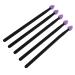 Balacoo 5pcs Silicone Eyeshadow Brush Creamy Eyeshadow Silicone Lip Applicator Make up Glitter Powder 13x1cm Purple