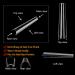 504Pcs XXL Long Clear Coffin Nail Tips for Acrylic Nails - Professional Fake Nails with 2 Nail Files - Buy Online on GoSupps.com