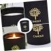 FOMIYES Scented Candles Set - Black Wax Pillar & Tea Lights - Romantic Candle Warmers for Home Fragrance - Buy Online on GoSupps.com