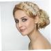 Beaupretty Bridal Hair Accessories Tiara Women Hair Comb Wedding Hair Comb Bridal Hair Comb Women's Accessories White Manual Wedding Hair Accessories - Buy Online on GoSupps.com