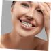 Minkissy Hip-Hop Fangs Set - Funny Golden Braces & Vampire Teeth Accessories for Halloween Party - Adult Grille & Faux Teeth - Buy Online on GoSupps.com