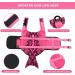 Emust Adjustable Dog Life Jacket - Pink Mermaid for Small/Medium/Large Dogs | Water Safety Vest with Rescue Handle for Swimming Pool - Buy Online on GoSupps.com