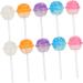 UPKOCH 20 Pcs Fake Lollipop Candy Toy Lollipop Birthday Giant Candy Faux Candy Lollipop Picks Resin - Buy Online on GoSupps.com