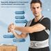 Adjustable Breathable Back Brace Posture Corrector for Men & Women - Pain Relief Support Belt in Gray Size Small - Buy Online on GoSupps.com