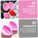 HOMSFOU 2pcs Baking Silicone Model Mini Cake Love Cake Valentine s Day Cake Holiday Cake Baking Lip Fondant Lip Shaped Molds Cupcake Silicone Lip Cookie Biscuit Chocolate Silica Gel 3D - Buy Online on GoSupps.com