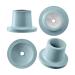 Replacement Rubber Shower Chair Tips/Bench Feet 1-1/8" from Bau Technik (Blue)