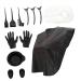Didiseaon 1 Set Hair Coloring Tools Hair Mixing Bowl Diy Kits Salon Hair Dying Kit Hair Coloring Comb Hair Tinting Bowl Hair Coloring Supplies Hair Comb Plastic Hair Dye 20.5x6cm Black