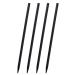 Wood Hair Sticks Penta Angel 4Pcs Vintage Wooden Hair Chopstick Pencil Long Hairpin Clips Accessory for Women Girls Thick Curly Hair Bun Holder Hairstyle Decor (Black)