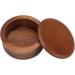 Premium Wooden Shaving Bowl & Soap Peel - 4.5x2.3 Men's Grooming Tool | Portable Shaving Cup & Brush - Buy Online on GoSupps.com
