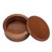 Asixxsix shaving soap peel wooden shaving bowl with lid l non -adhering shaving cup cleaning cup for soap and cream portable male facial cleaning tool