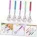 FRCOLOR 5ST Tickle Scratch Retractable Back Scratcher - Telescopic Stainless Steel Massage Tool for Travel & Relief - Buy Online on GoSupps.com