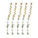 Exquisite Green Hair Dreadlock Jewelry - 5 Adjustable Shapes for Braid Rings | Perfect for Weddings - Buy Online on GoSupps.com
