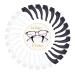 Anti-Slip Glasses Ear Hook Black White