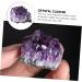 FOMIYES 2pcs Natural Crystal Cluster Decor Natural Gemstone Specimen Desktop Crystal Ornament Crystal Stone Purple Medium - Buy Online on GoSupps.com